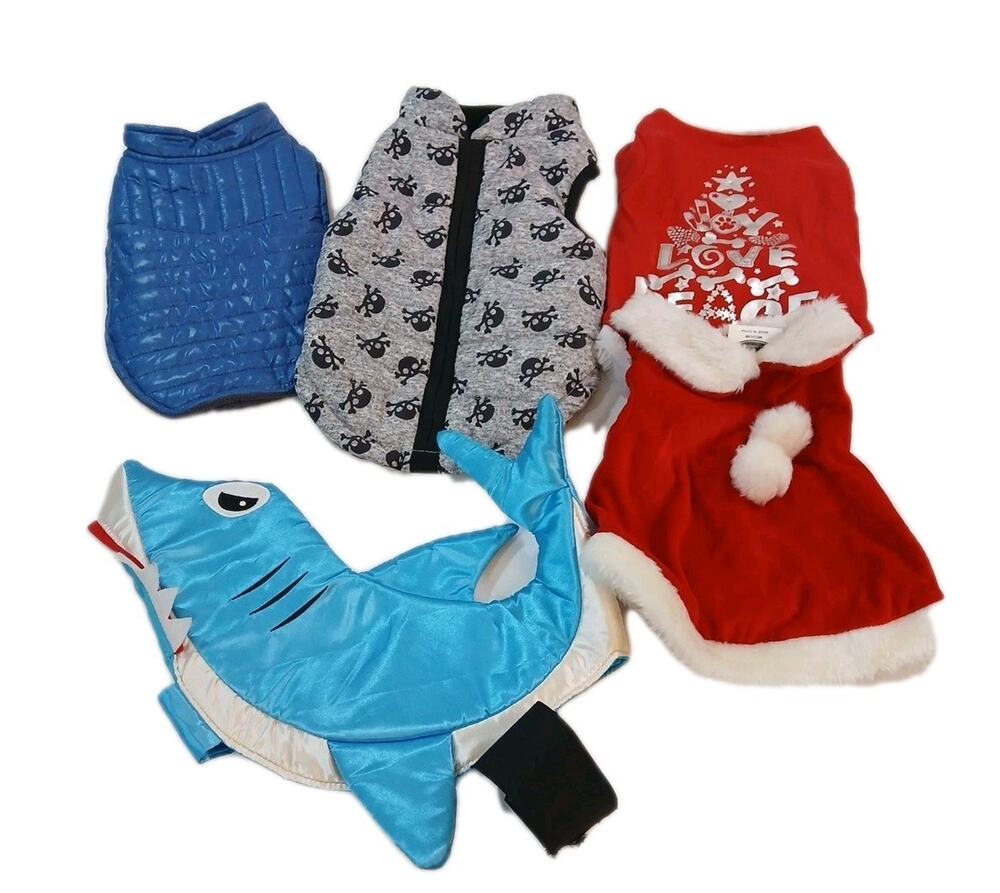 Dog Clothes Outfit Boy Lot 5 Pieces Size Small Medium